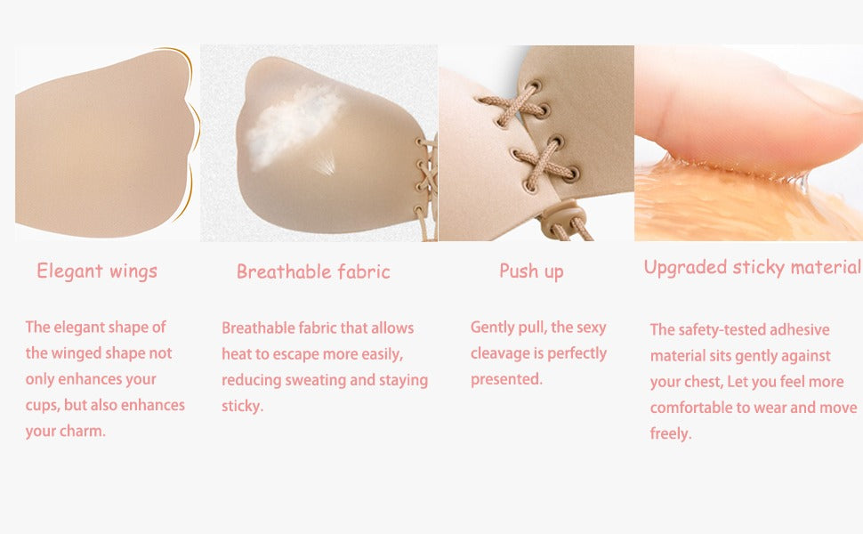 Invisible Butterfly Push-Up Adhesive Bra